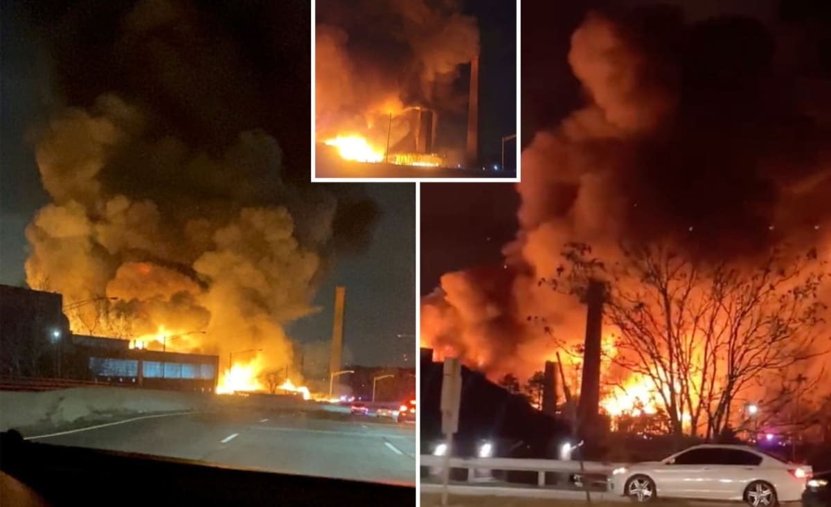 Evacuations, order to close windows near chemical plant fire in New Jersey