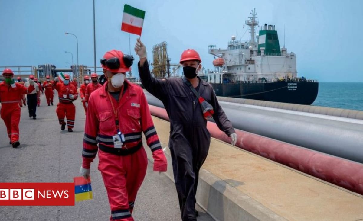 Como Irã ajuda Venezuela a elevar produção de petróleo apesar de sanções dos EUA - BBC News Brasil