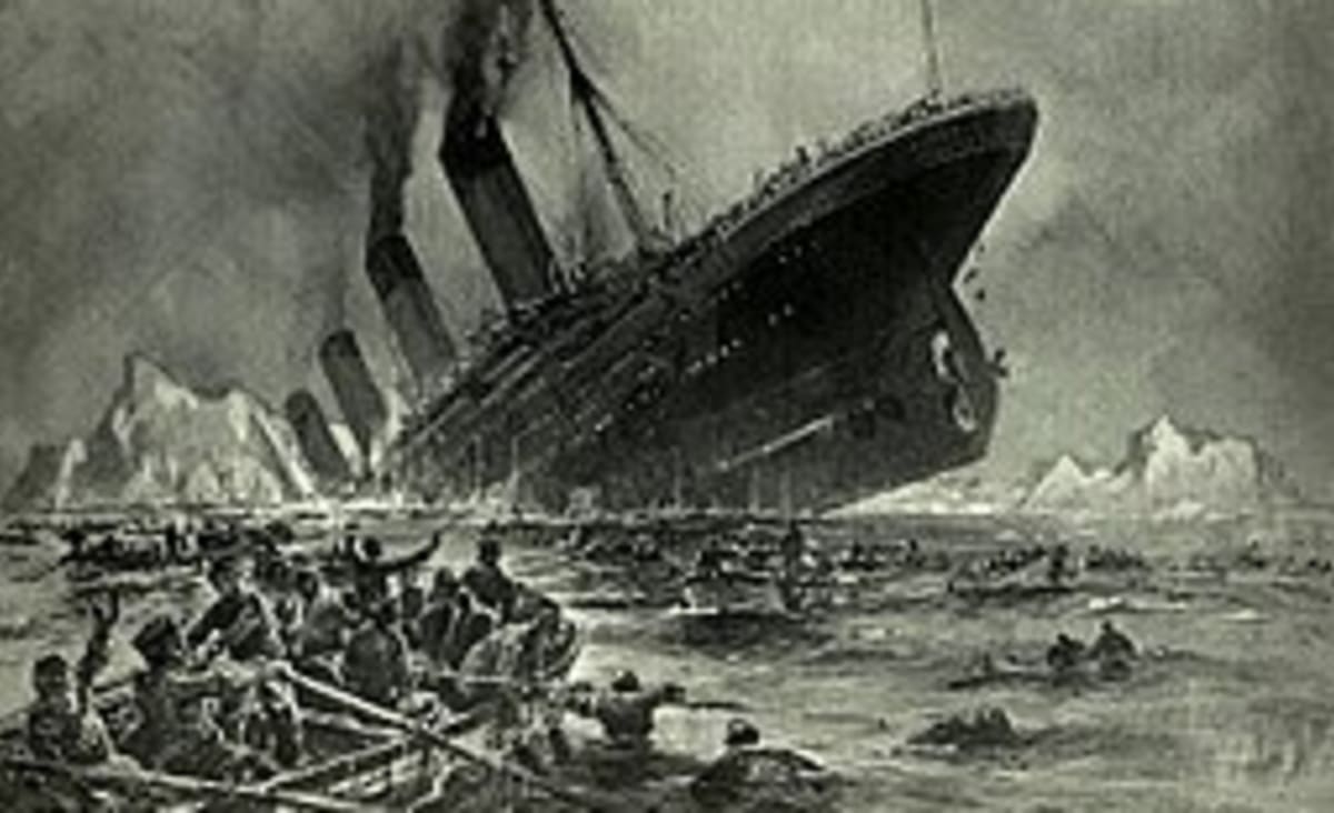 Momentos finais do Titanic