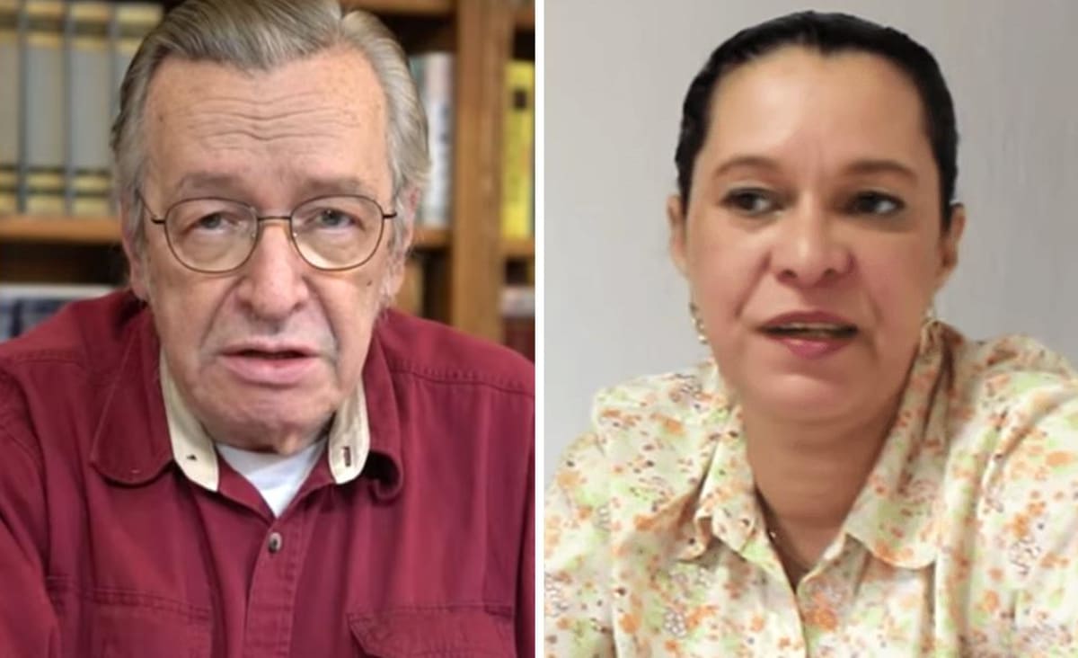 Filha de Olavo de Carvalho diz que pode doar herança do pai para a campanha de Lula