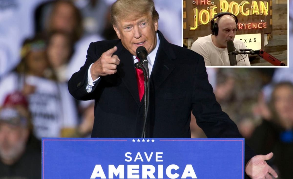 Trump tells Joe Rogan to ‘stop apologizing’ during Spotify podcast saga
