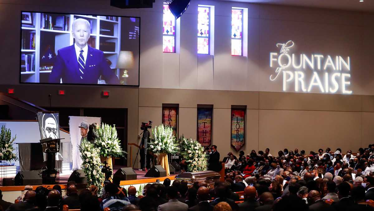 LIVE: Biden makes livestream appearance at George Floyd's funeral