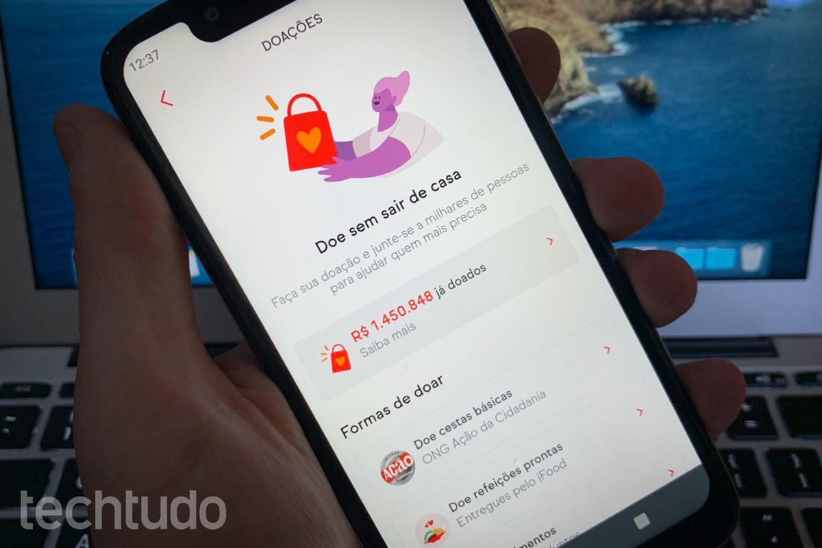 Como fazer doações online pelo iFood