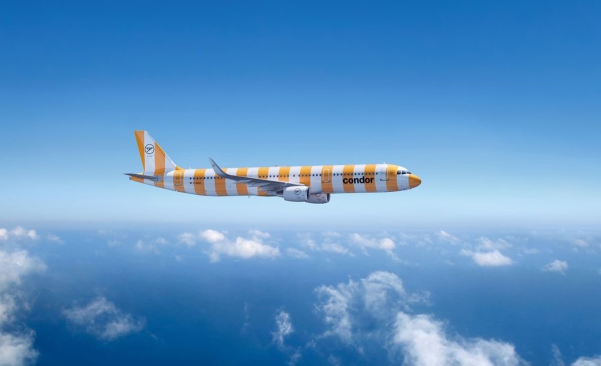 Companhia alemã projeta aviões com listras que lembram embalagens de doces | CNN Brasil