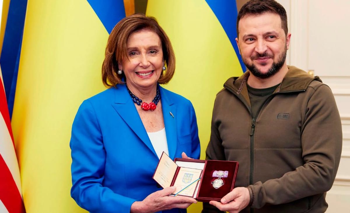 Pelosi makes unannounced trip to meet with Zelensky in Kyiv