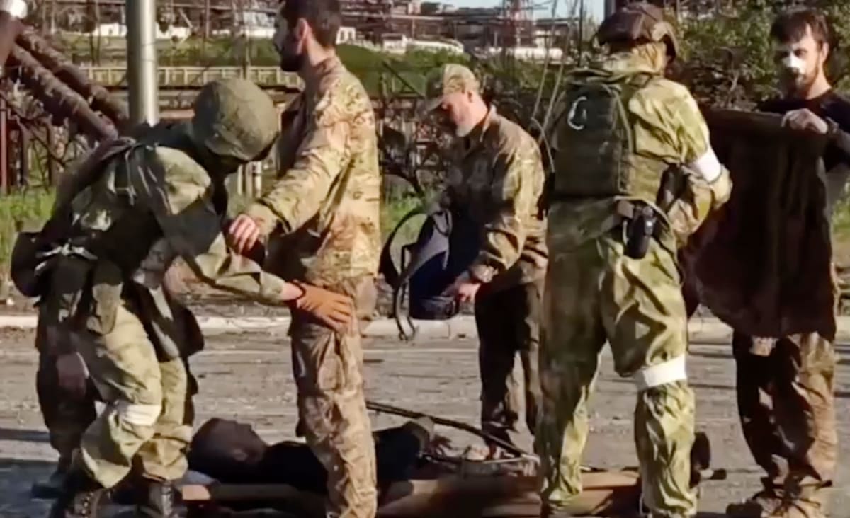 Some Ukrainian troops surrender, heralding end of Azovstal siege