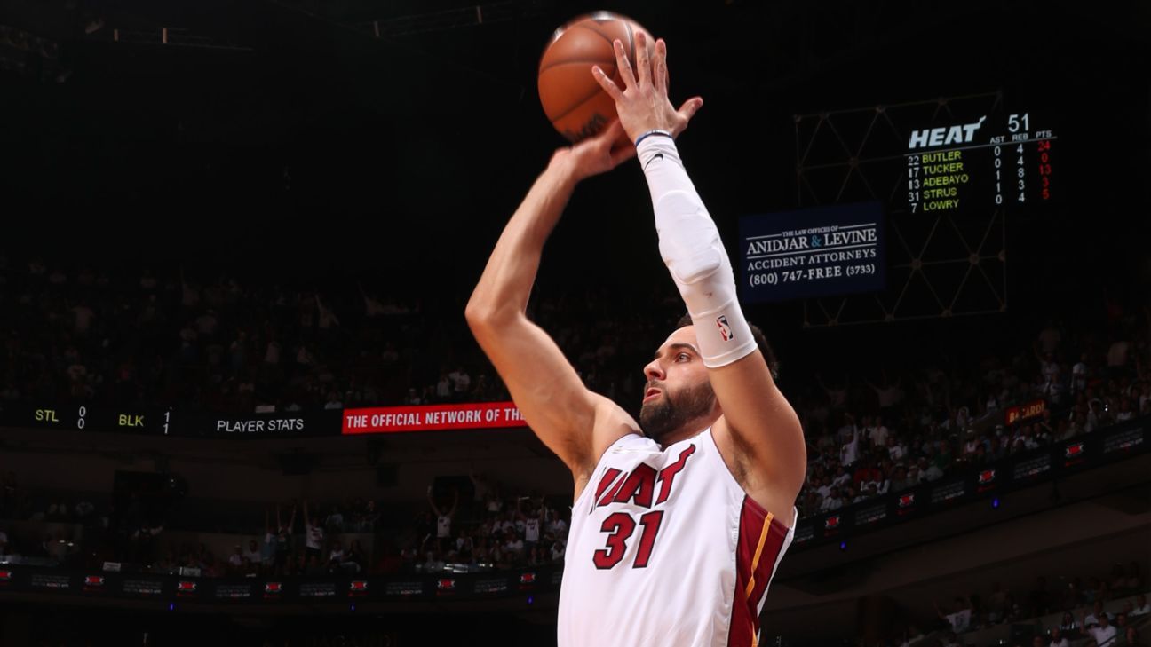 Spoelstra: Strus' negated 3 a 'case study' for NBA