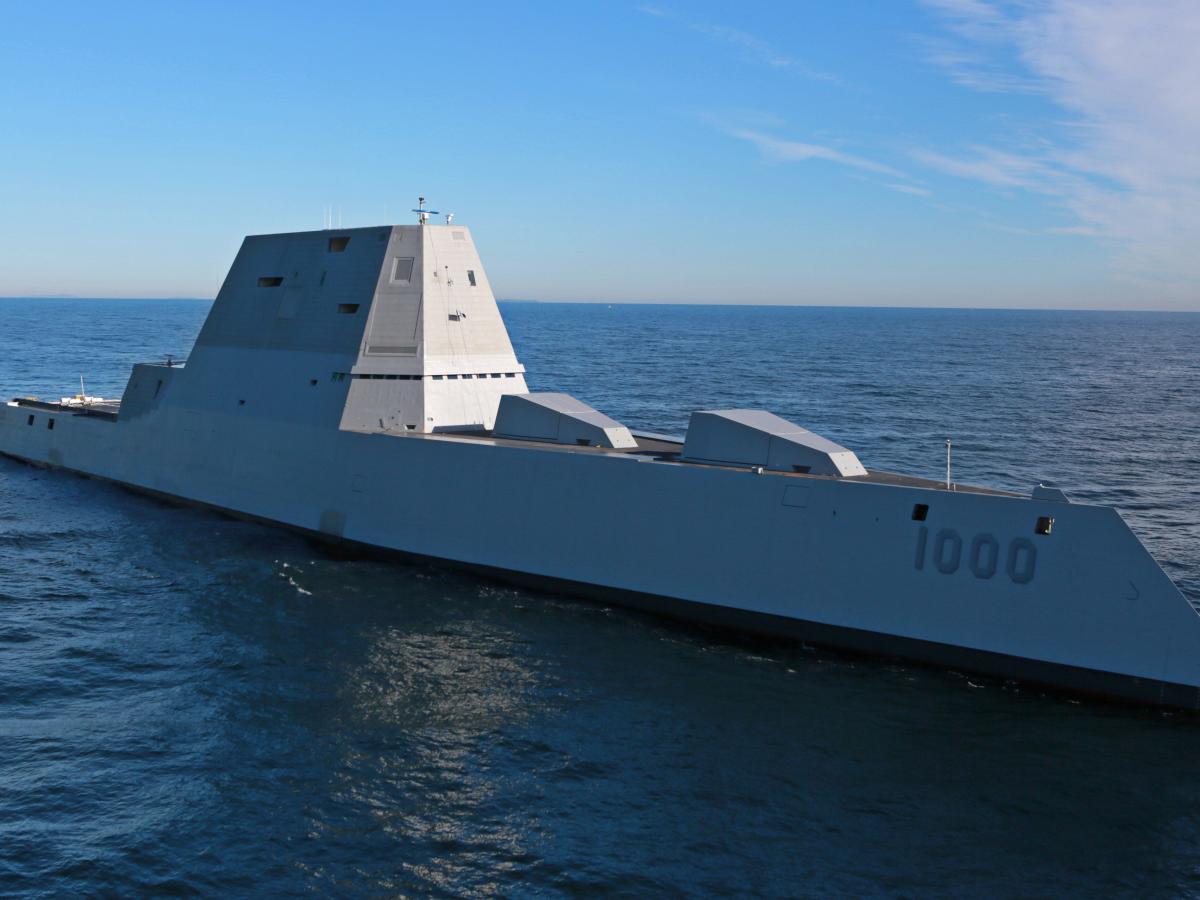 A $4.4 billion US destroyer was touted as one of the most advanced ships in the world. Take a look the USS Zumwalt, which has since been called a 'failed ship concept.'