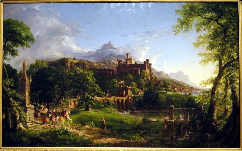 'The departure', by Thomas Cole, 1837
