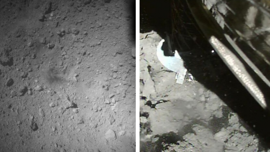 A Japanese Spacecraft Landed on an Asteroid and Sent Back Pictures