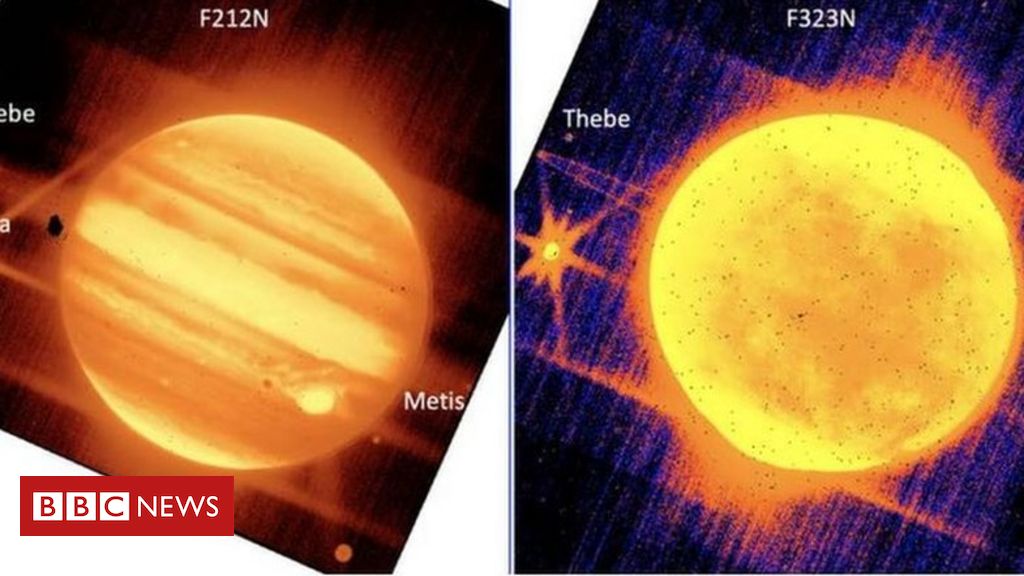 Telescópio espacial James Webb: a impressionante foto de Júpiter que quase passou despercebida - BBC News Brasil