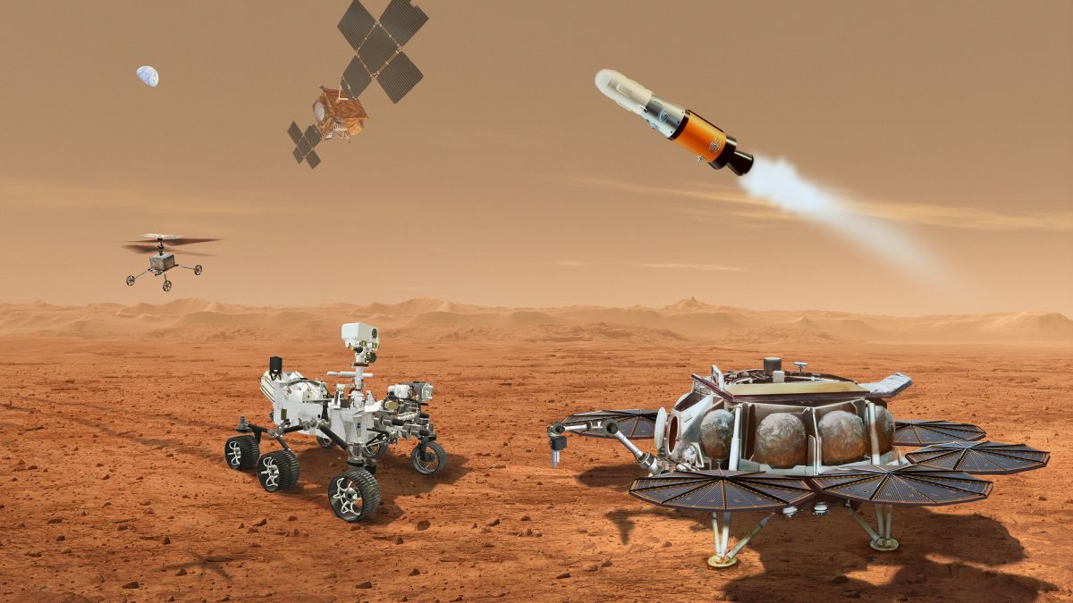 Mars sample return mission adds 2 helicopters, scraps 'fetch' rover