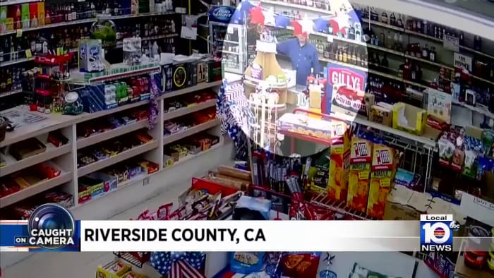 Caught on Camera: Elderly store owner shoots armed robber