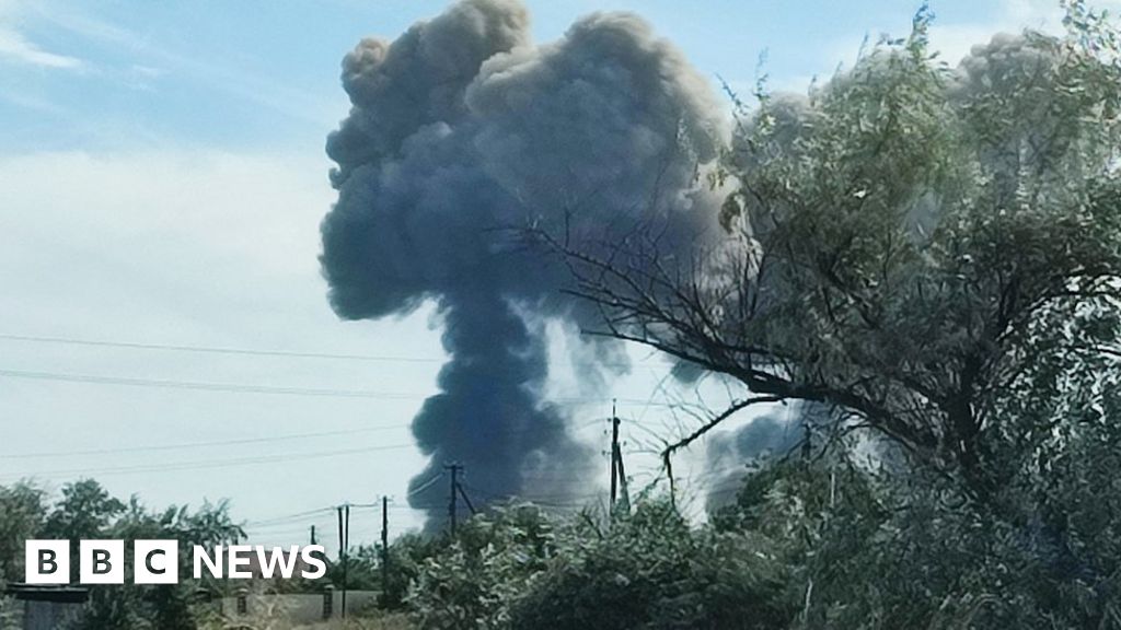Ukraine war: Crimea blasts significantly hit Russian navy - UK
