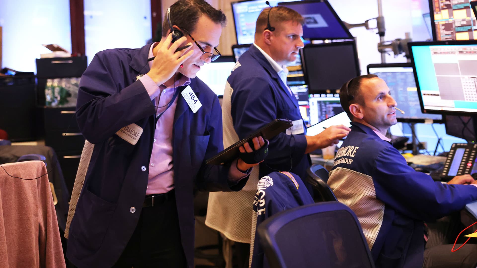 Stocks fall for a third day on concern central banks will keep raising rates