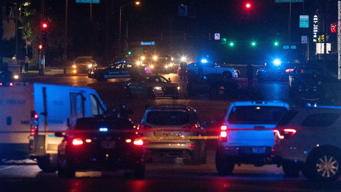 A shooting rampage in Memphis left 4 people dead and 3 wounded, officials say, and a suspect is in custody
