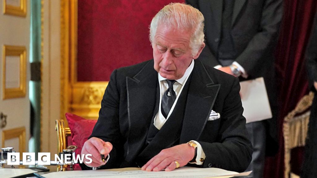 Charles praises Queen's reign as he is formally confirmed as king
