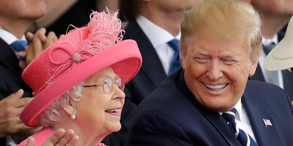Trump loved the Queen, but it may be up to Biden to decide whether or not he gets invited to her funeral