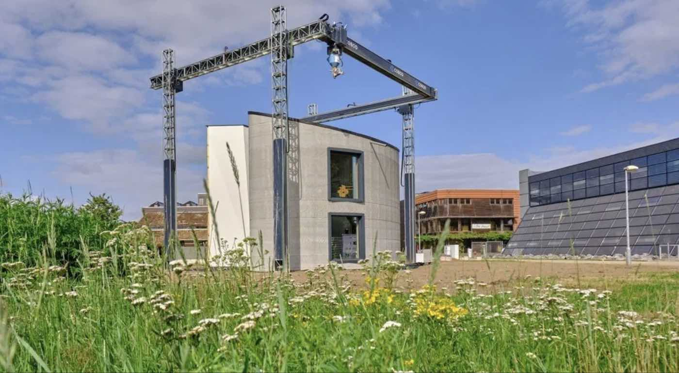 3D-Printer Completes the Largest 3D-Printed Home in Europe - With 2 Stories and 980 Square Feet – in Just 3 Weeks