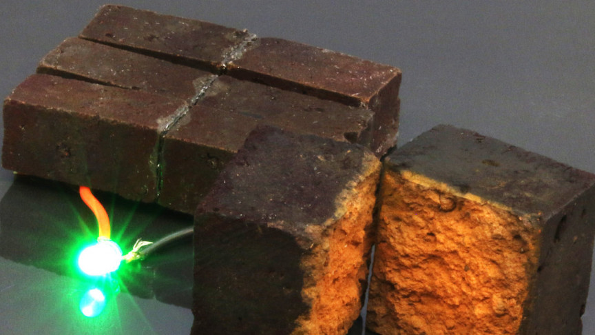 Researchers Turn Red Bricks Into Supercapacitor Battery