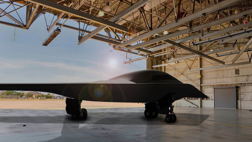 US Air Force Reveals Images of B-21 Stealth Bomber Prototype