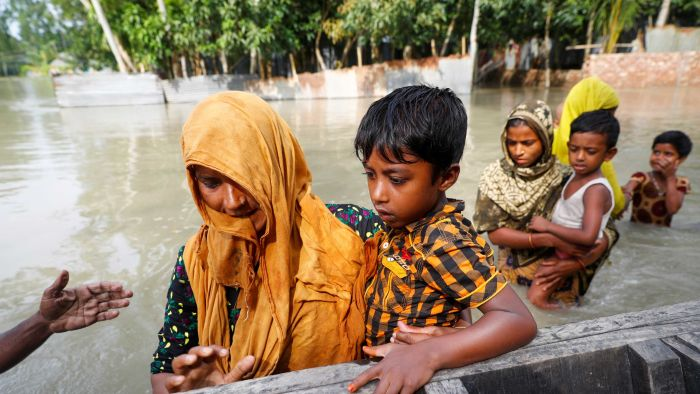 Bangladesh floods leave a third of nation underwater, raising coronavirus risk