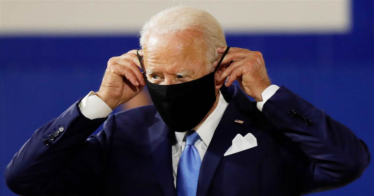 Biden reiterates call for nationwide mask mandates at second event with Harris