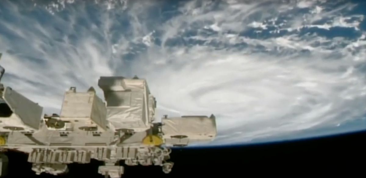 See Hurricane Ian churn in video from International Space Station