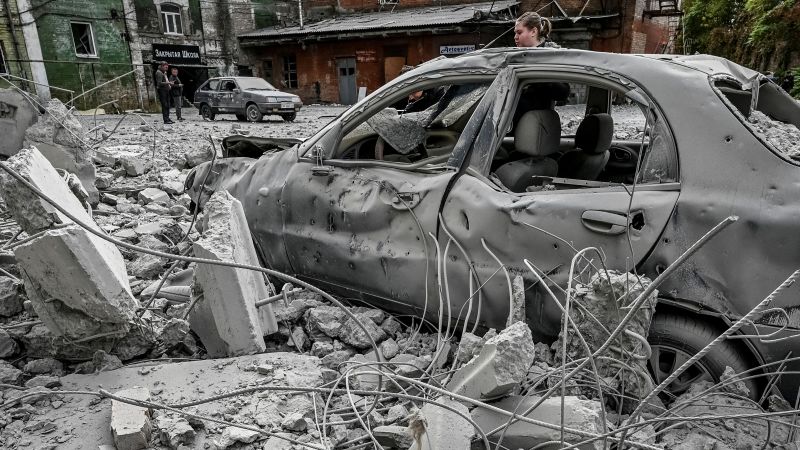 Kamikaze drones hit Zaporizhzhia as rocket strikes Kyiv, Ukrainian officials say | CNN