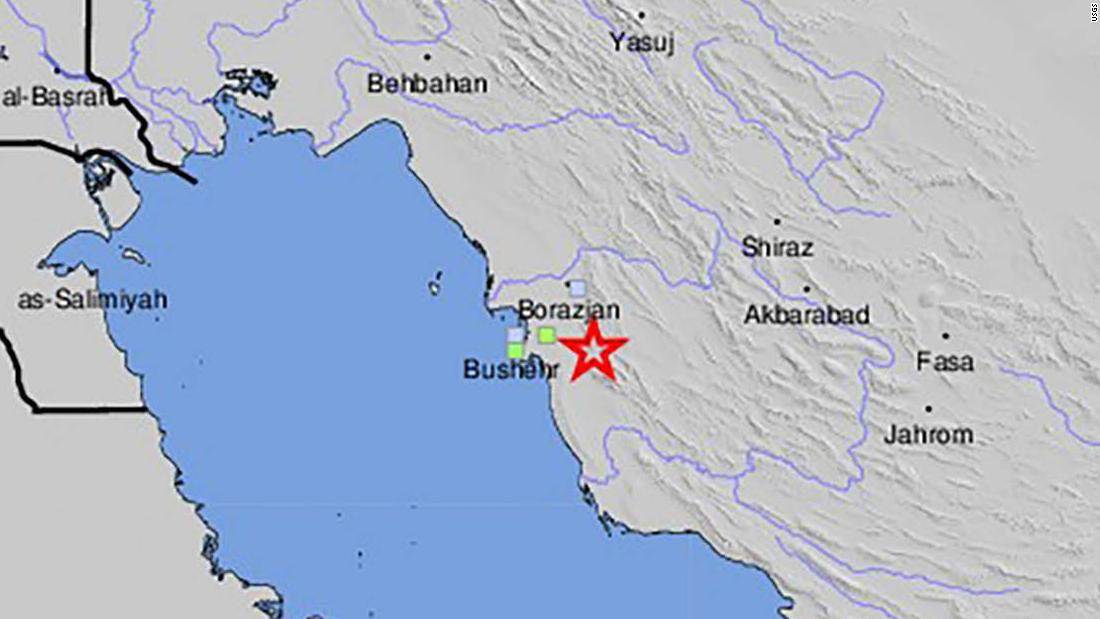 Earthquake strikes Iran near nuclear plant