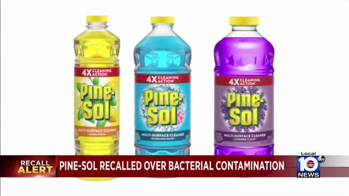 Various Pine-Sol products recalled due to possible bacterial contamination
