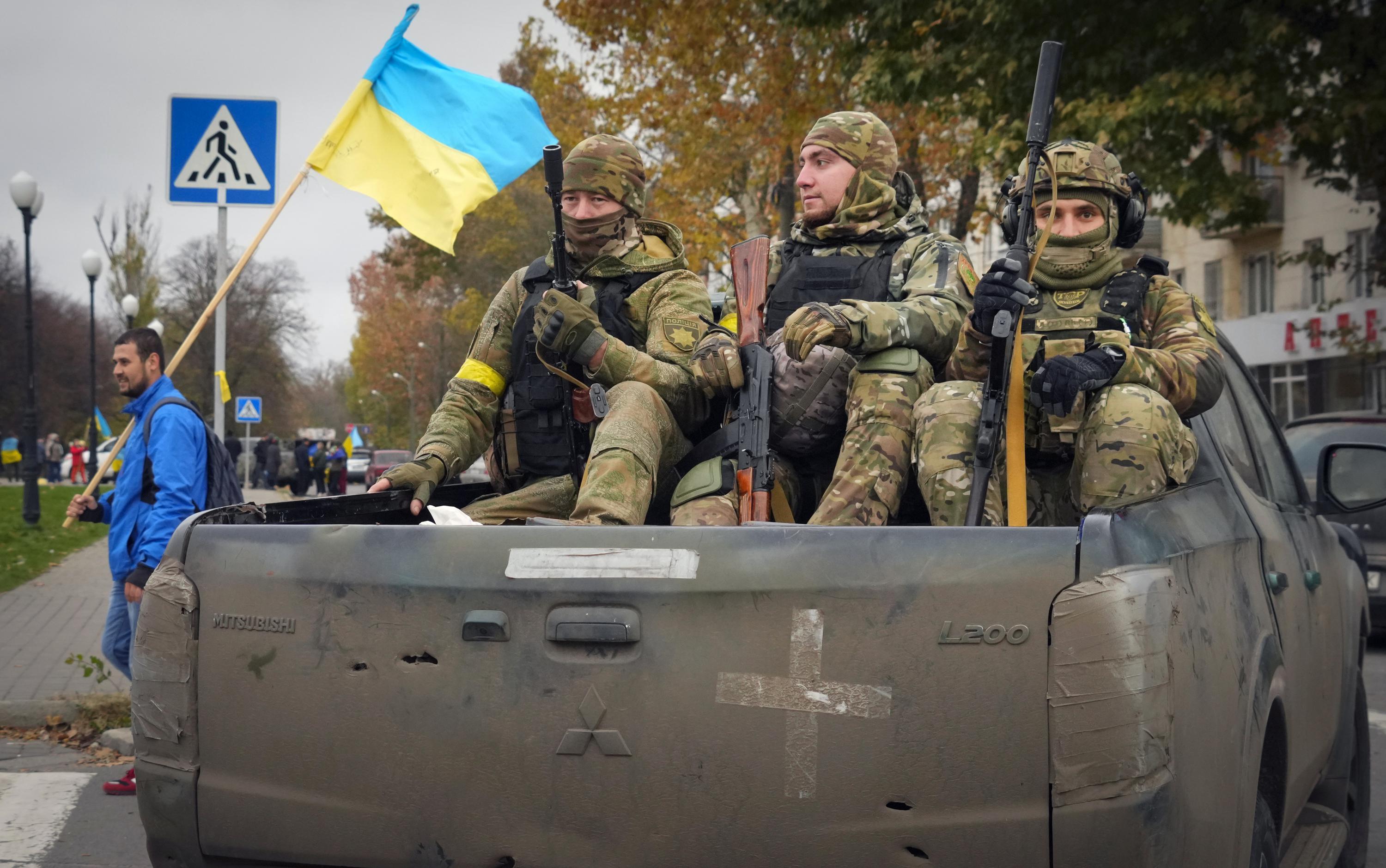 Ukraine president accuses Russia of 'atrocities' in Kherson