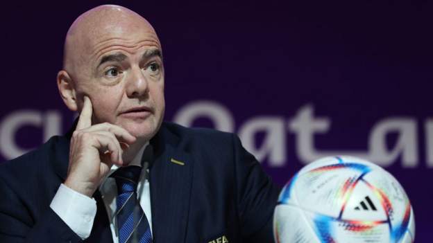 Infantino accuses West of 'hypocrisy' in speech