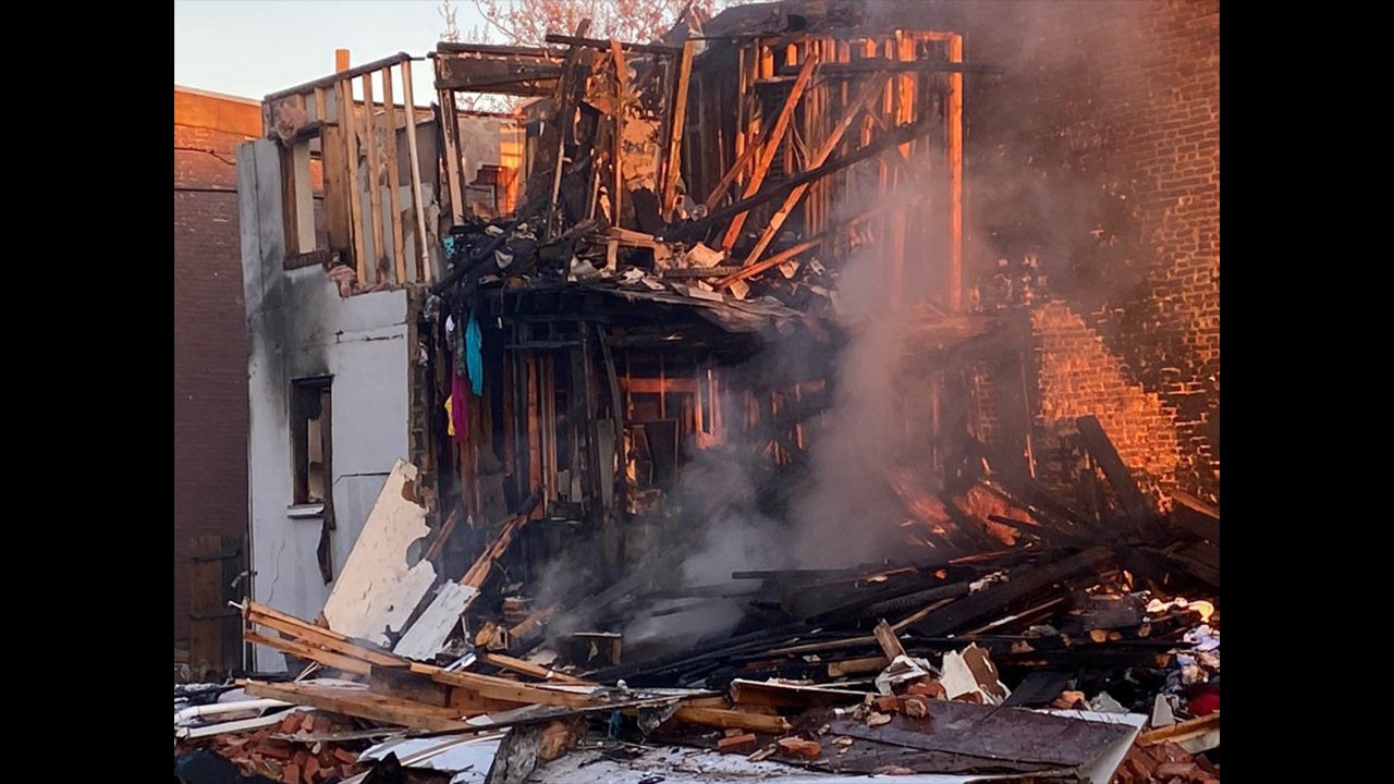 Baltimore home explodes, leaving three people in serious condition