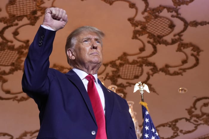 Trump's long-teased White House bid is low key in 1st week