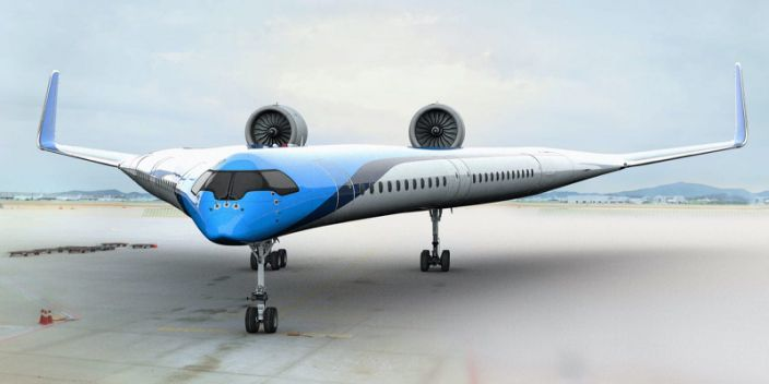 A prototype of KLM Royal Dutch Airlines' futuristic-looking flying wing aircraft just took its first flight in Germany – take a look at the Flying-V | KYR News
