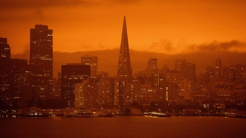 Apocalyptic Orange Skies Loom over California 