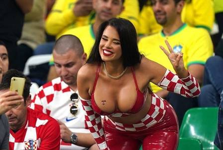 Musa da Copa do Mundo, modelo croata é banida de estádios por autoridades do Catar; veja fotos