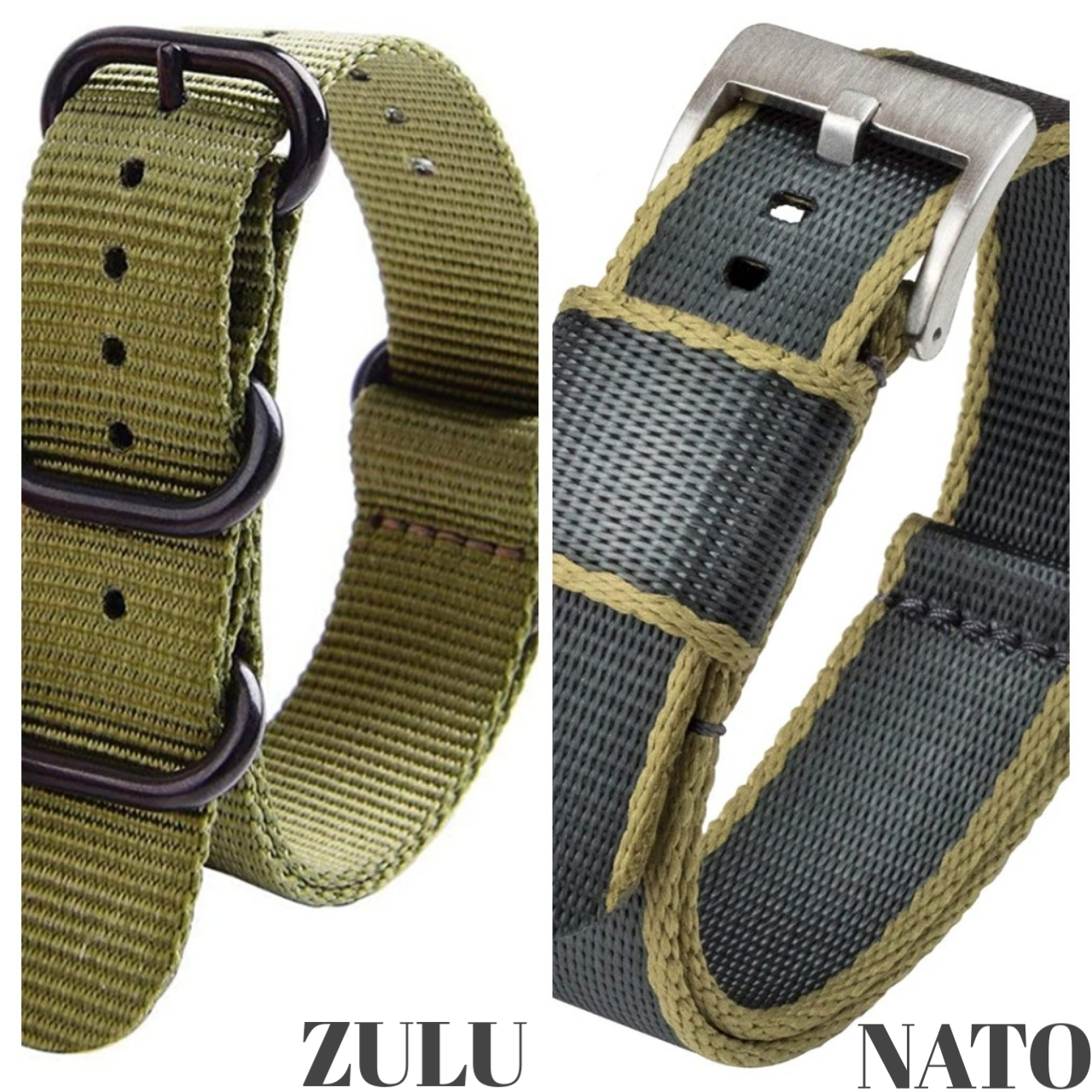 Know The Difference Between NATO and Zulu Watch Straps: NATO vs Zulu straps » Ticks Of Time