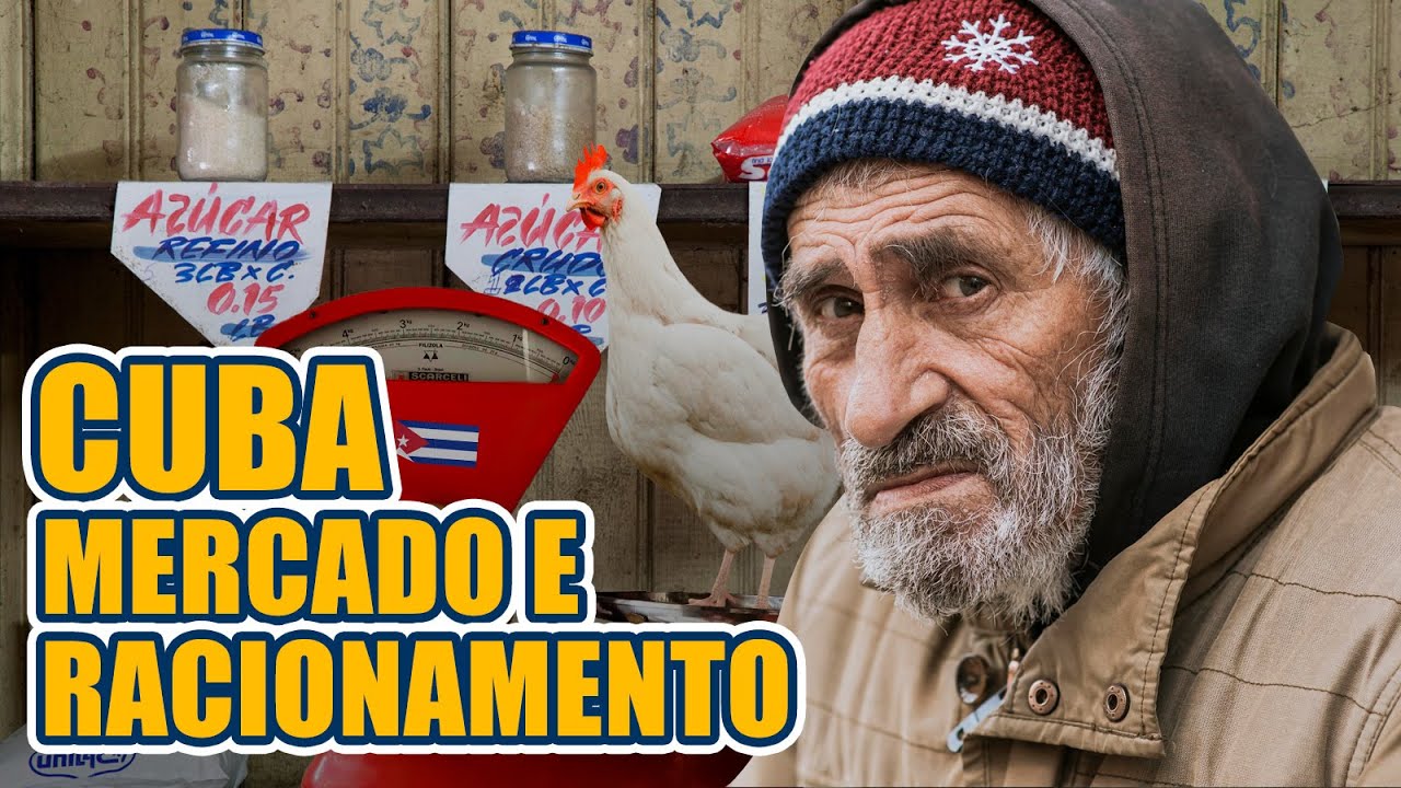 CUBA, MERCADO e CADERNETA de RACIONAMENTO de COMIDA. A VIDA em CUBA!