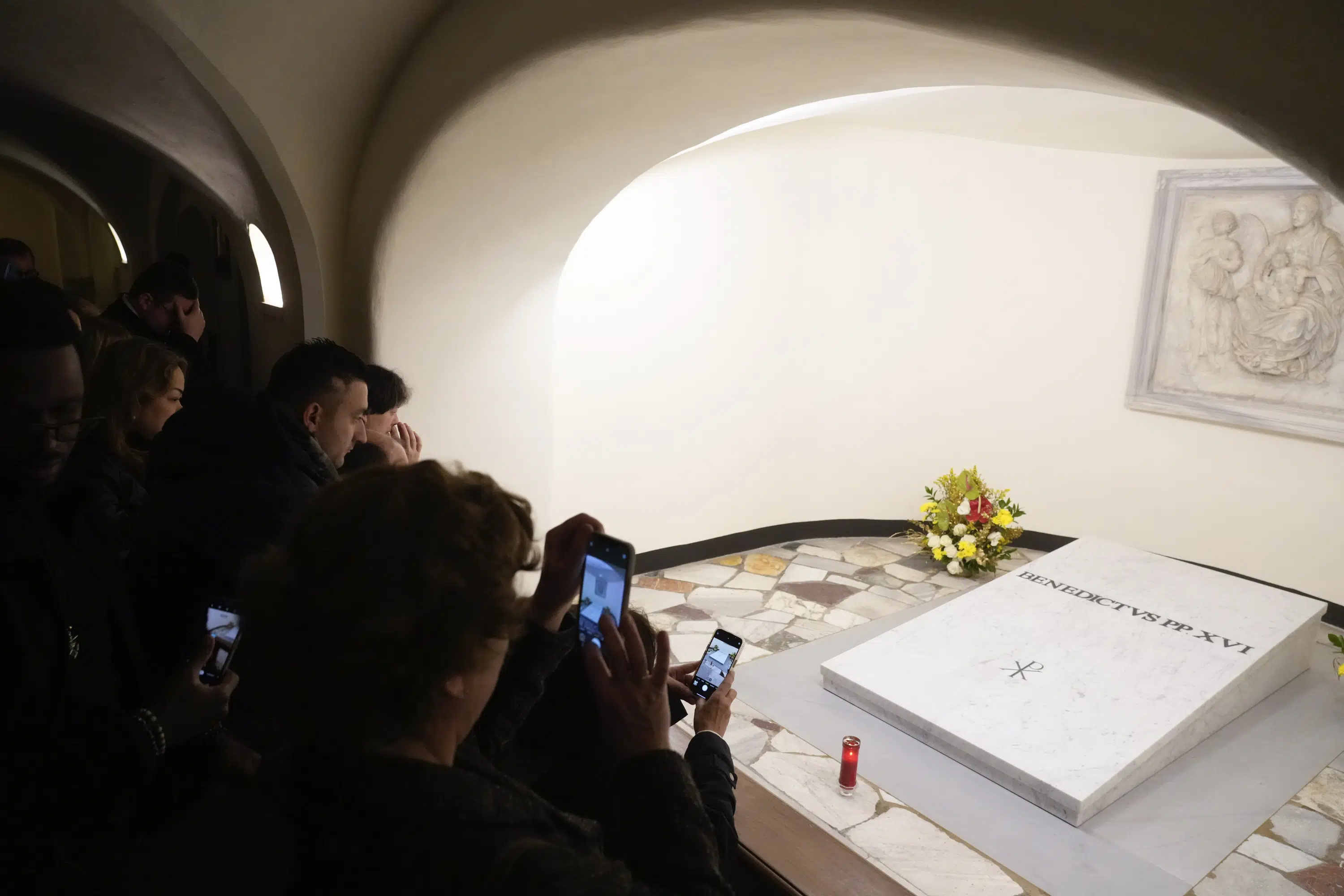 Public now can see Benedict's tomb at St. Peter's Basilica