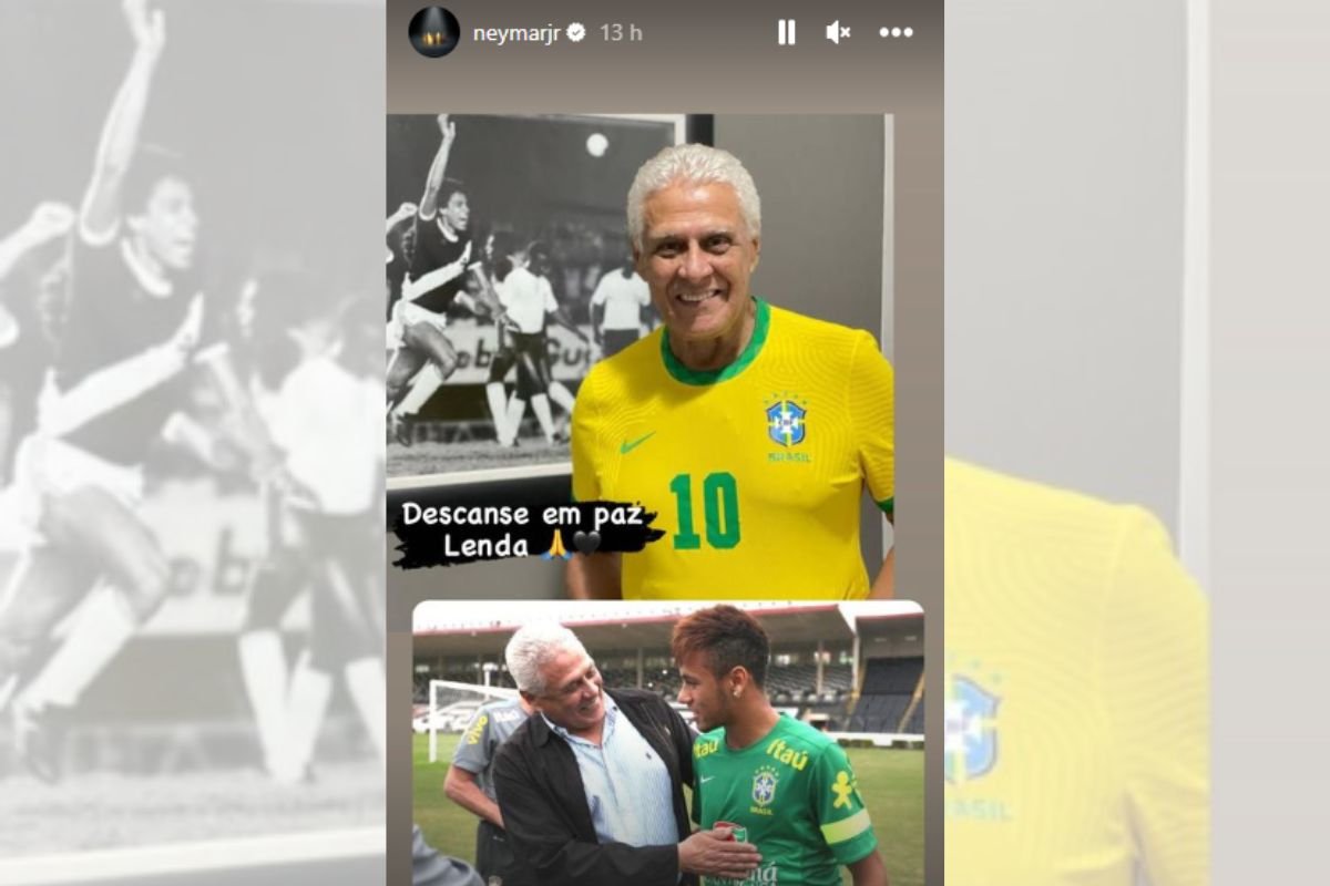 Neymar publica homenagem a Roberto Dinamite: “Lenda” | Metrópoles