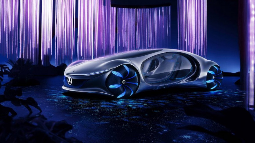 Mercedes-Benz Shares Driving Video of Avatar Electric Car Prototype