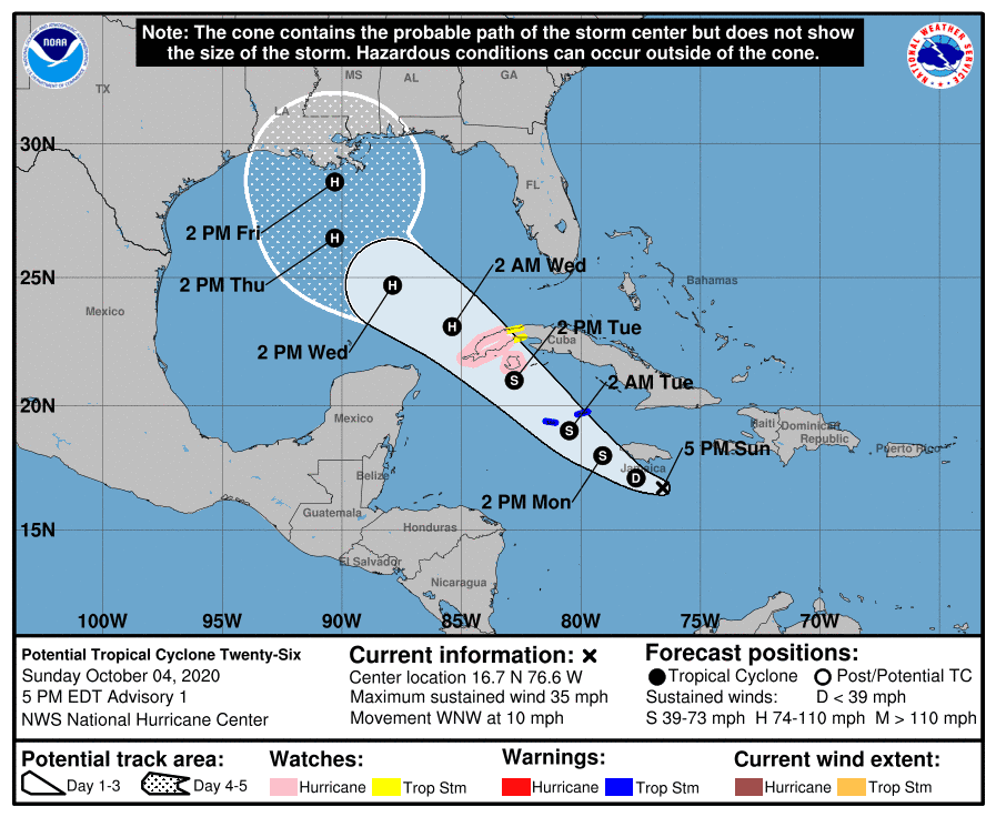 Hurricane Delta? New tropical storm is 'strengthening' and could make landfall in Gulf Coast this week, forecasters say